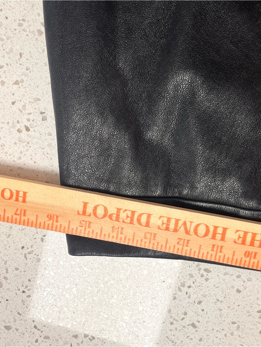 J. Crew Black Leather Mini Skirt - Picture 5 of 7